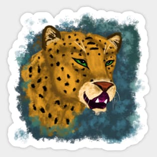 Jaguar head Sticker